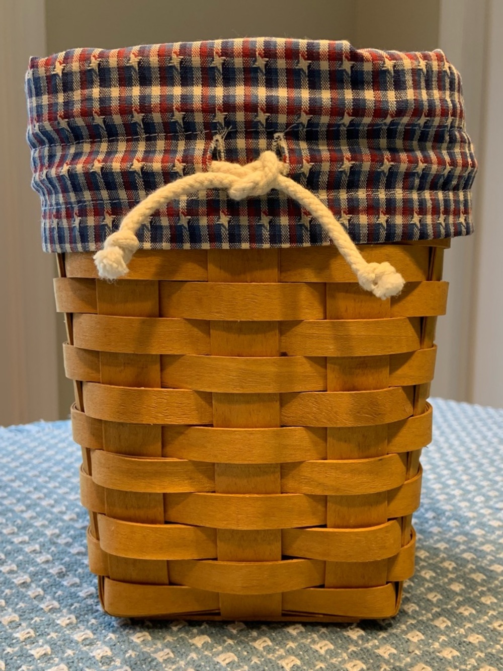 Longaberger Basket with Liner and Protector